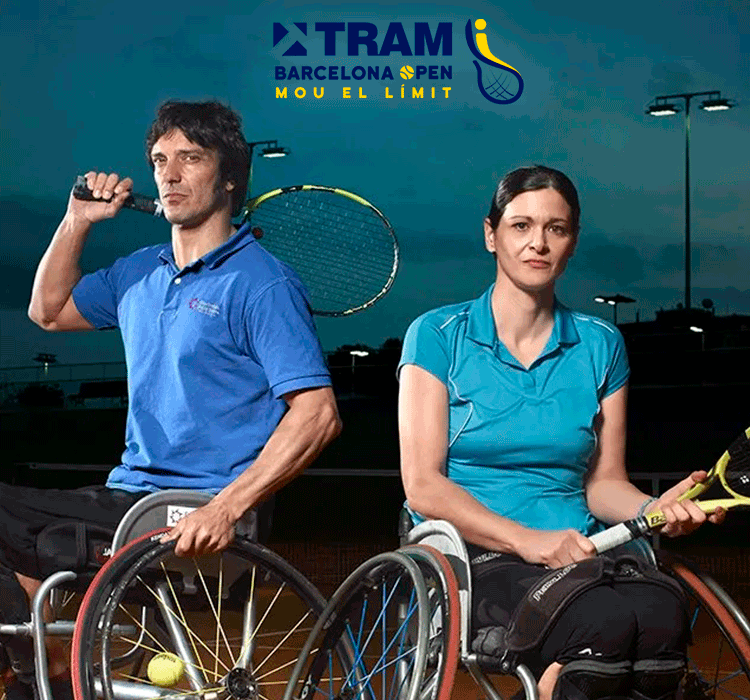 TRAM porta el tenis en cadira de rodes a Barcelona!