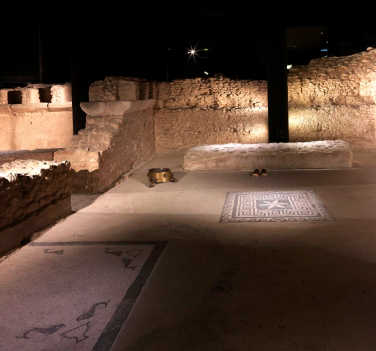 Ruta per les restes de la Baetulo romana