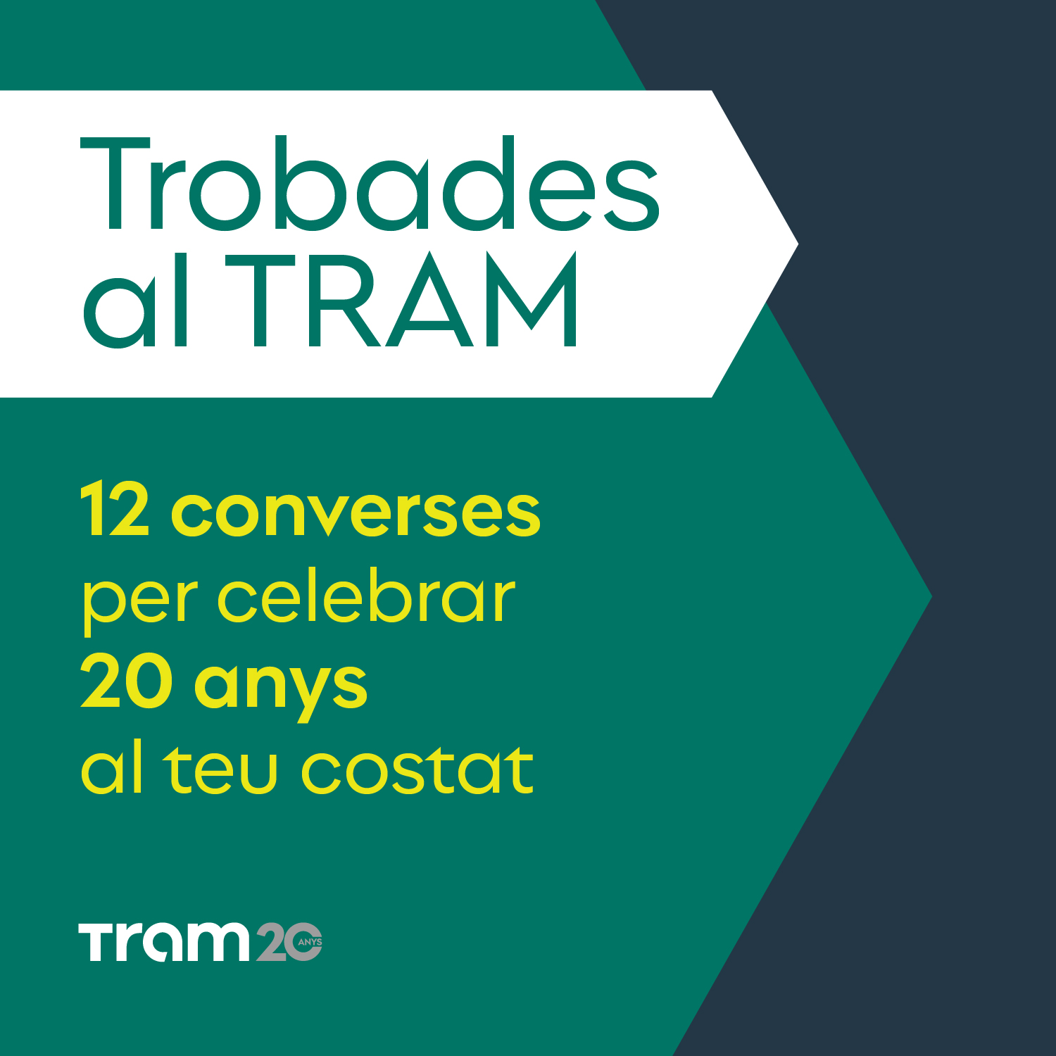 ‘Trobades al TRAM’, 12 converses amb figures mediàtiques pel 20è aniversari del tramvia