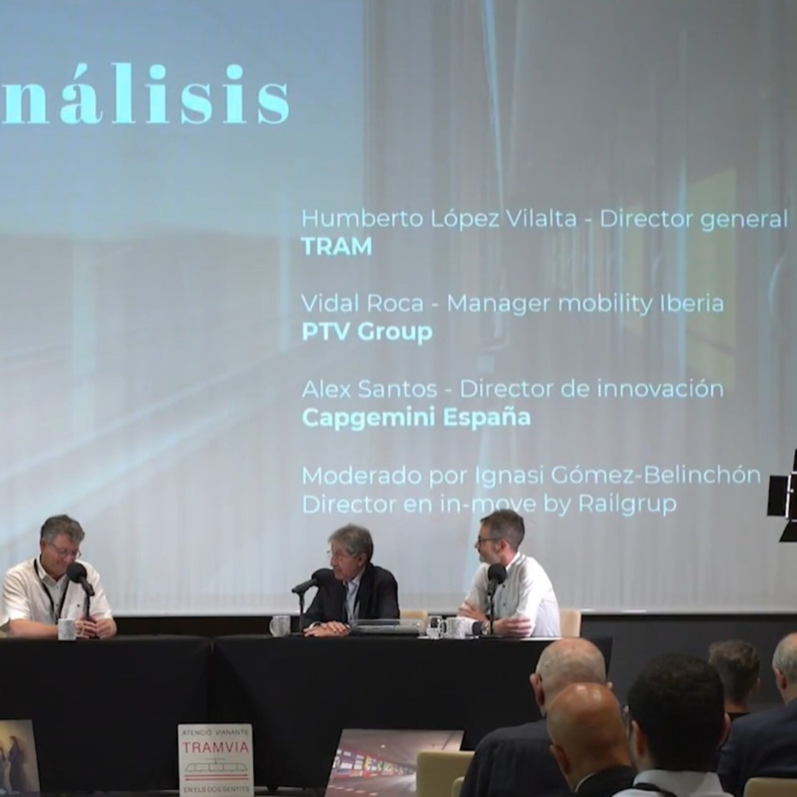 Els reptes de la mobilitat, en un videopòdcast amb presència de TRAM