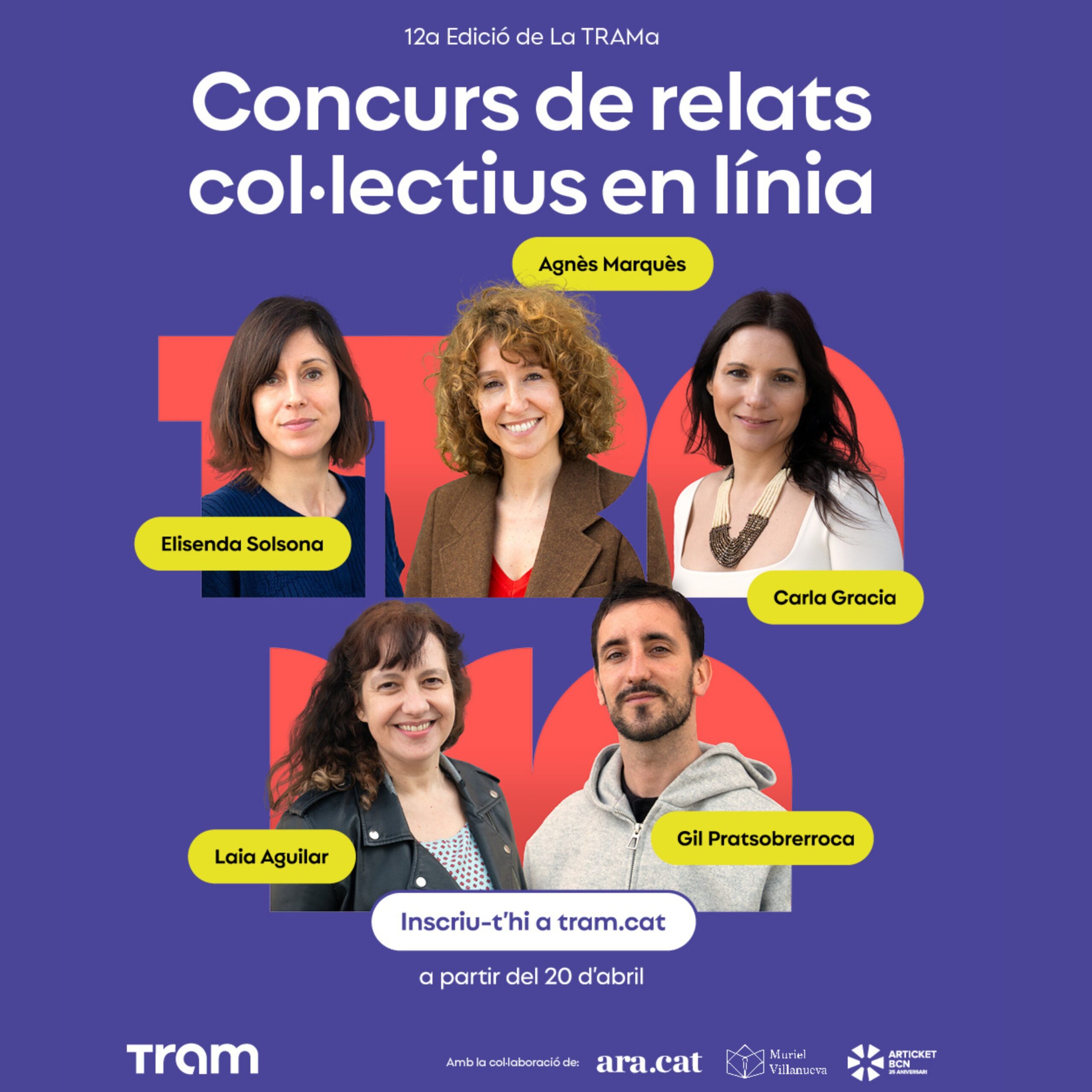 S’obren les inscripcions per a la 12a edició de La TRAMa, el concurs de relats col·lectius en línia de TRAM